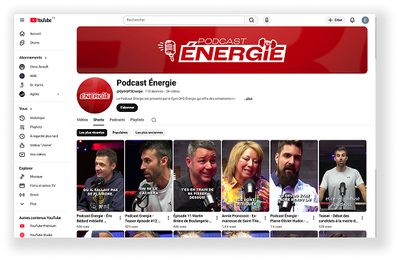 podcast energie screenshot 2